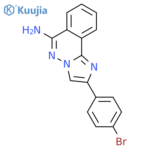 2-(4-bromophenyl)imidazo[2,1-a]phthalazin-6-amine structure