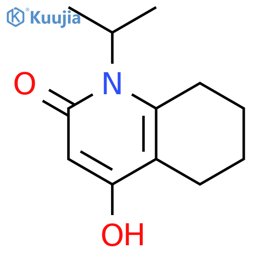 2(1H)-Quinolinone, 5,6,7,8-tetrahydro-4-hydroxy-1-(1-methylethyl)- structure