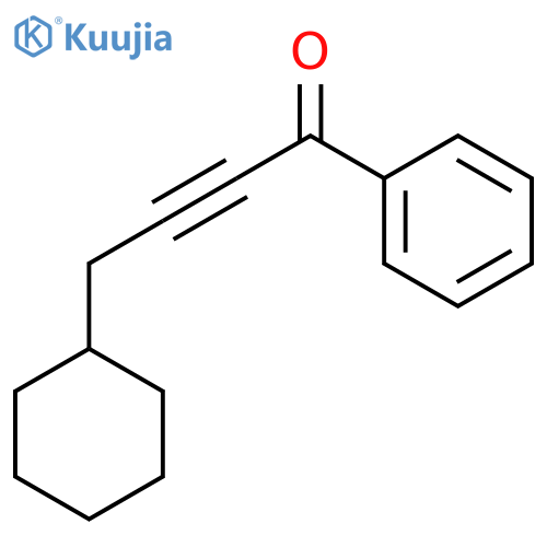 2-Butyn-1-one, 4-cyclohexyl-1-phenyl- structure