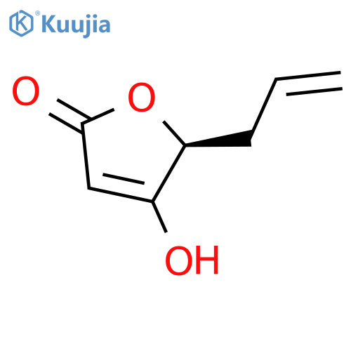2(5H)-FURANONE, 4-HYDROXY-5-(2-PROPENYL)-, (5S)- structure