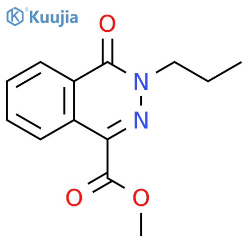 methyl 4-oxo-3-propyl-3,4-dihydrophthalazine-1-carboxylate structure