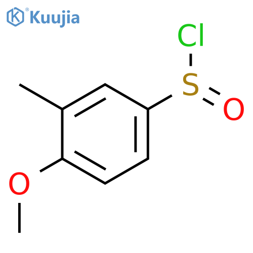 Benzenesulfinyl chloride, 4-methoxy-3-methyl- structure