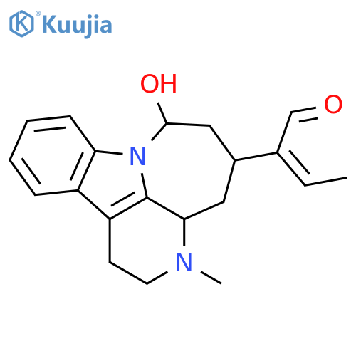 (2E)-2-[(3aS,5R,7S)-7-hydroxy-3-methyl-1,2,3,3a,4,5,6,7-octahydro-3,7a-diazacyclohepta[1,2,3-jk]fluoren-5-yl]but-2-enal structure