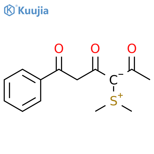 Sulfonium, (1-acetyl-2,4-dioxo-4-phenylbutyl)dimethyl-, inner salt structure