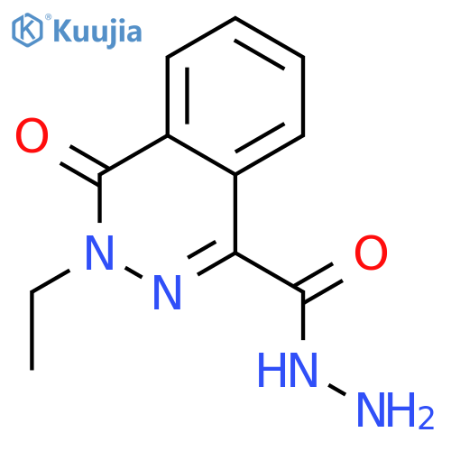 3-ethyl-4-oxo-3,4-dihydrophthalazine-1-carbohydrazide structure