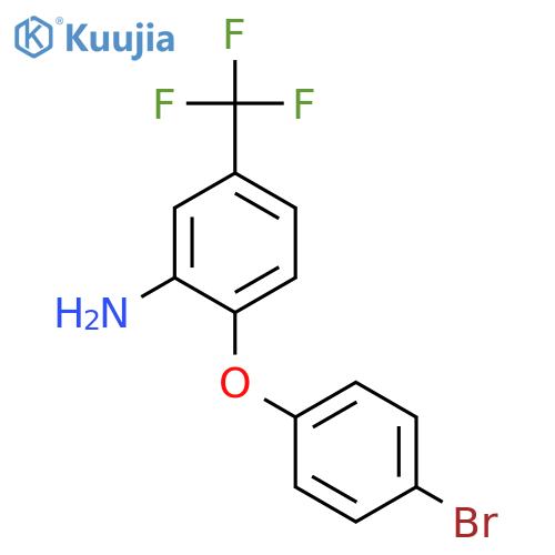 2-(4-Bromo-phenoxy)-5-trifluoromethyl-phenylamine structure