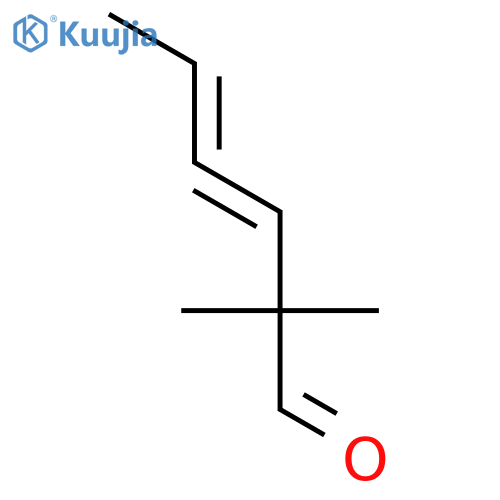 3,4-Hexadienal, 2,2-dimethyl- structure