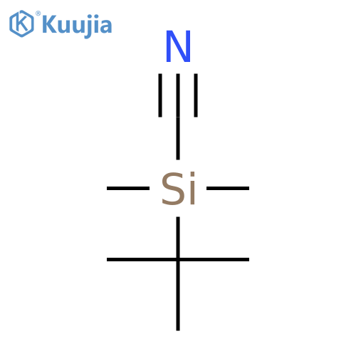 Silanecarbonitrile,(1,1-dimethylethyl)dimethyl- structure