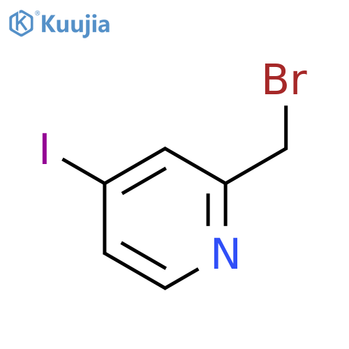 2-(bromomethyl)-4-iodopyridine structure