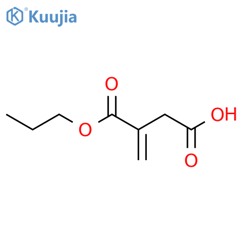 Butanedioic acid, methylene-, 1-propyl ester structure