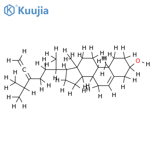 3beta-form-Stigmasta-5,24(28),28-trien-3-ol structure