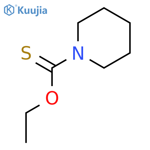 1-PIPERIDINECARBOTHIOIC ACID, O-ETHYL ESTER structure
