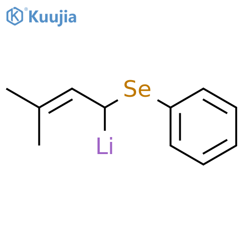 LITHIUM, [3-METHYL-1-(PHENYLSELENO)-2-BUTENYL]- structure
