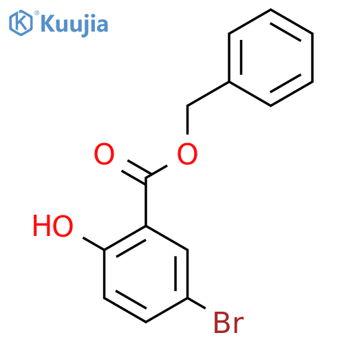 Benzyl 5-bromo-2-hydroxybenzoate structure