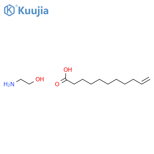 Undec-10-enoic acid, compound with 2-aminoethanol (1:1) structure