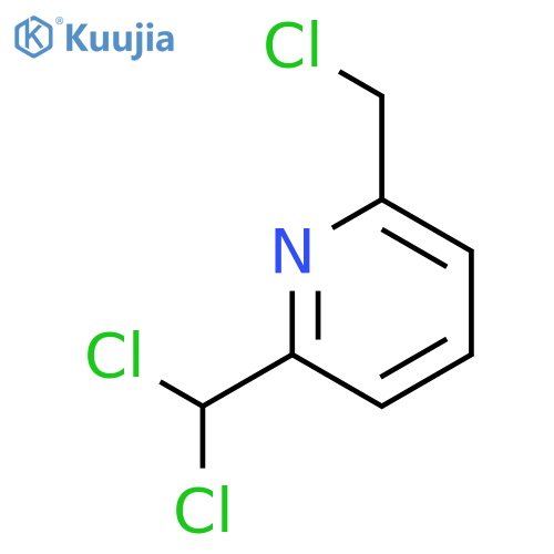 2-(chloromethyl)-6-(dichloromethyl)pyridine structure