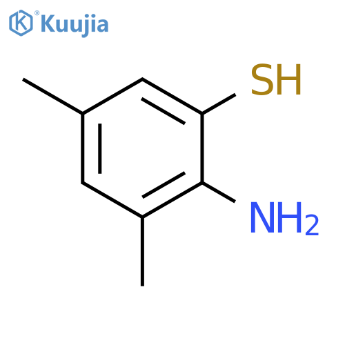 2-amino-3,5-dimethylbenzene-1-thiol structure