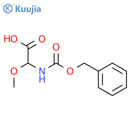 Acetic acid, methoxy[[(phenylmethoxy)carbonyl]amino]- structure