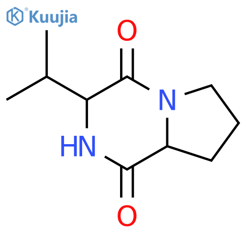 Cyclo-Val-Pro-diketopiperazine structure