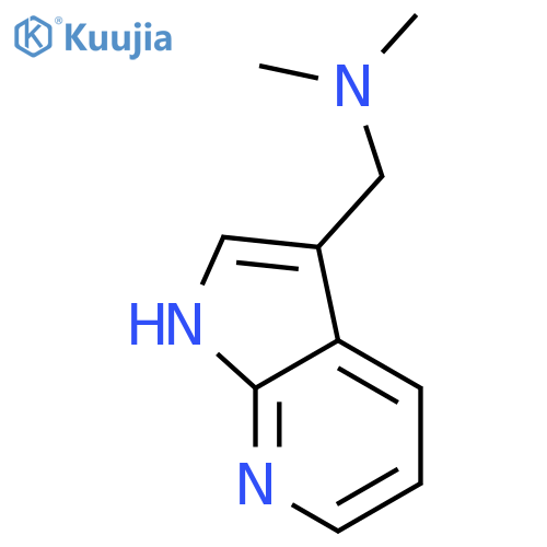 dimethyl({1H-pyrrolo[2,3-b]pyridin-3-ylmethyl})amine structure