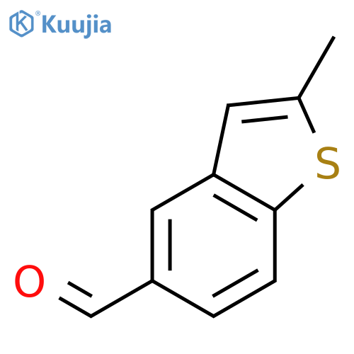 2-methyl-1-benzothiophene-5-carbaldehyde structure