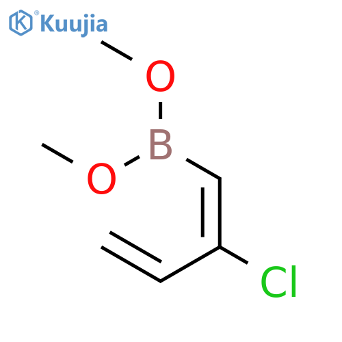 Boronic acid, [(1E)-2-chloro-1,3-butadienyl]-, dimethyl ester structure