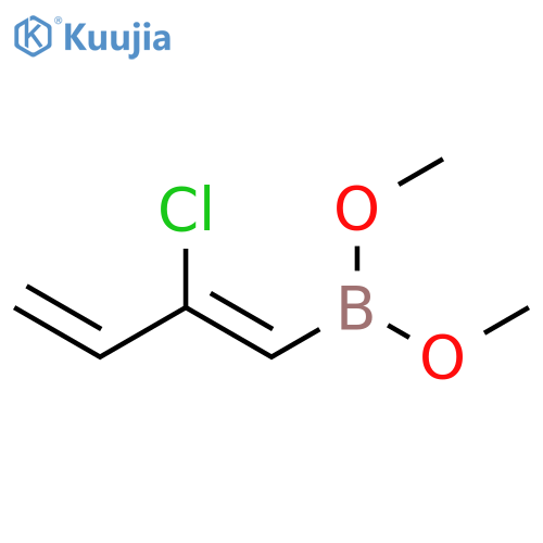 Boronic acid, [(1Z)-2-chloro-1,3-butadienyl]-, dimethyl ester structure