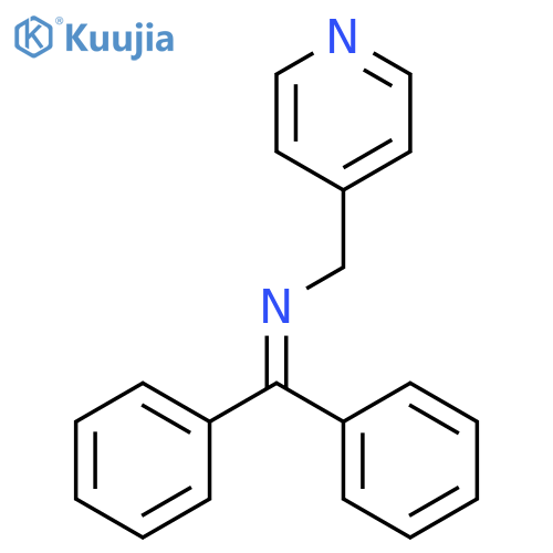 4-Pyridinemethanamine, N-(diphenylmethylene)- structure