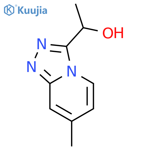 1,2,4-Triazolo[4,3-a]pyridine-3-methanol,a,7-dimethyl- structure