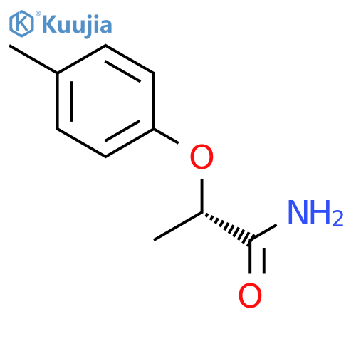 Propanamide, 2-(4-methylphenoxy)-, (2S)- structure