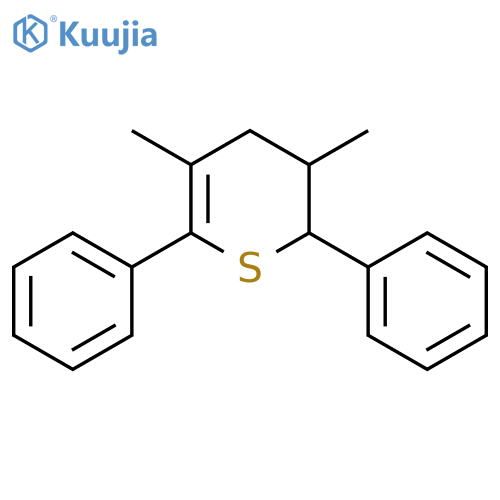 2H-THIOPYRAN, 3,4-DIHYDRO-3,5-DIMETHYL-2,6-DIPHENYL- structure