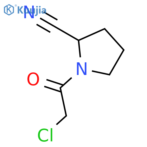 (2R)-1-(Chloroacetyl)-2-pyrrolidinecarbonitrile structure