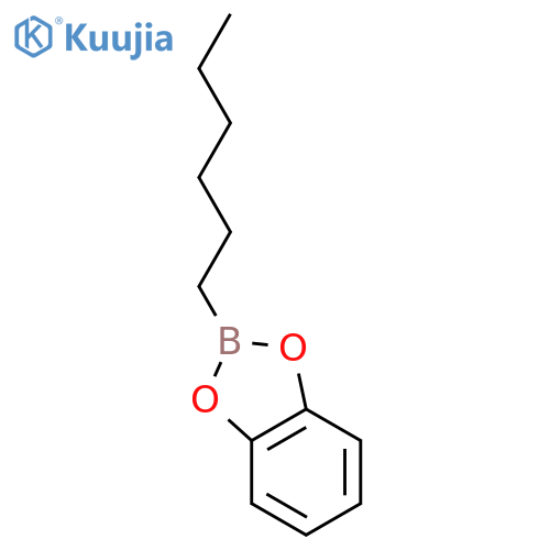 1,3,2-Benzodioxaborole, 2-hexyl- structure