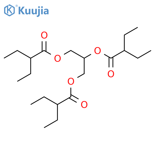 2,3-Bis[(2-ethylbutanoyl)oxy]propyl 2-ethylbutanoate structure
