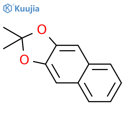 Naphtho[2,3-d]-1,3-dioxole, 2,2-dimethyl- structure