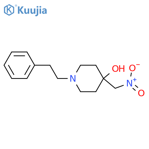 4-PIPERIDINOL, 4-(NITROMETHYL)-1-(2-PHENYLETHYL)- structure