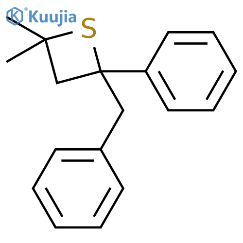 Thietane, 2,2-dimethyl-4-phenyl-4-(phenylmethyl)- structure