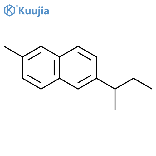 Naphthalene,2-methyl-6-(1-methylpropyl)- structure