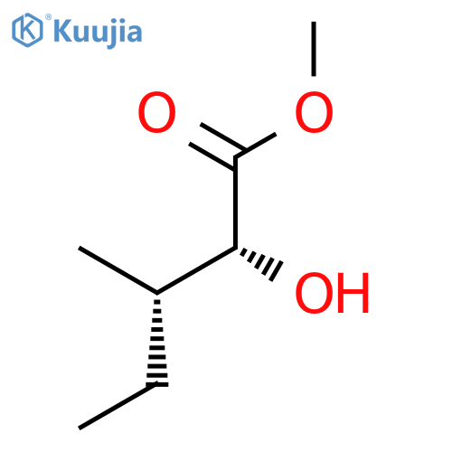 Pentanoic acid, 2-hydroxy-3-methyl-, methyl ester, (2R,3S)- structure