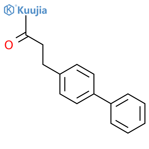 4-(4-phenylphenyl)butan-2-one structure