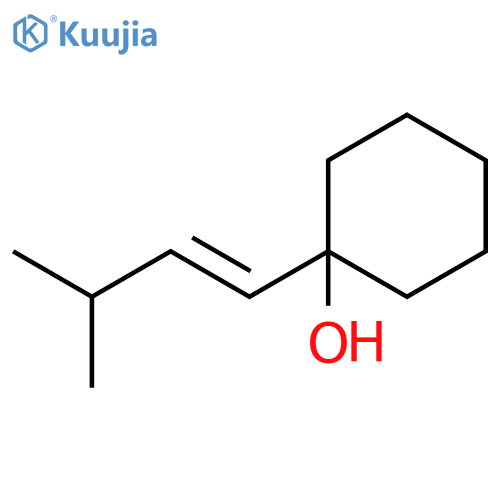 CYCLOHEXANOL, 1-(3-METHYL-1-BUTENYL)- structure