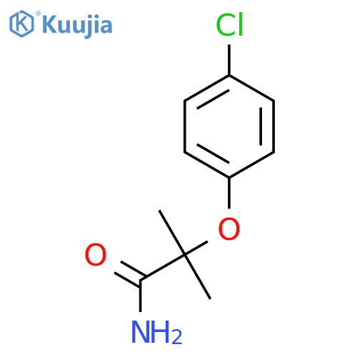 Propanamide,2-(4-chlorophenoxy)-2-methyl- structure