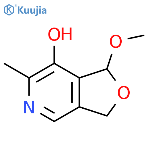 1-Methoxy-6-Methyl-1.3-dihydrofuro[3.4-c]pyridin-7-ol structure