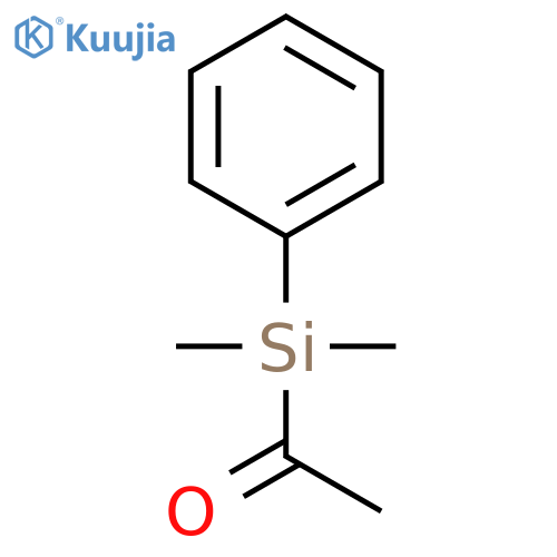 Acetylphenyldimethylsilane structure