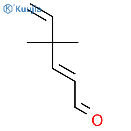 4,4-dimethylhexa-2,5-dienal structure