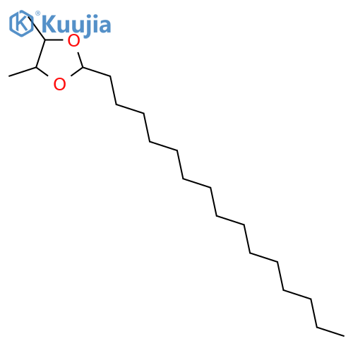 4,5-Dimethyl-2-pentadecyl-1,3-dioxolane structure