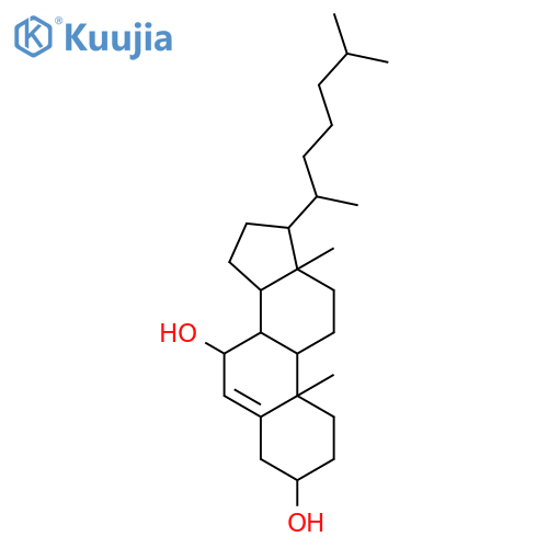 Cholest-5-ene-3,7-diol,(3b,7a)- structure