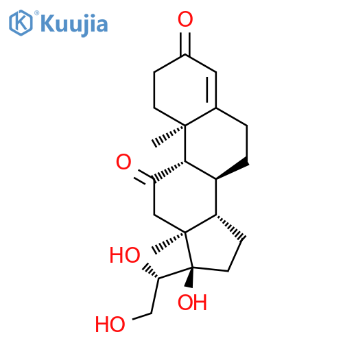 Pregn-4-ene-3,11-dione,17,20,21-trihydroxy-, (20S)- structure