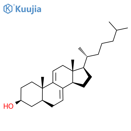 5α-Cholesta-7,9(11)-dien-3β-ol structure