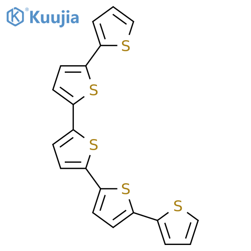 α-Quinquethiophene structure